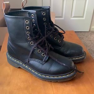 Dr Martins vegan leather boots